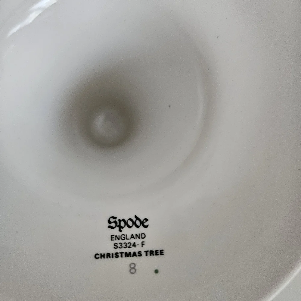 SPODE ENGLAND Christmas Tree Candlestick | 5